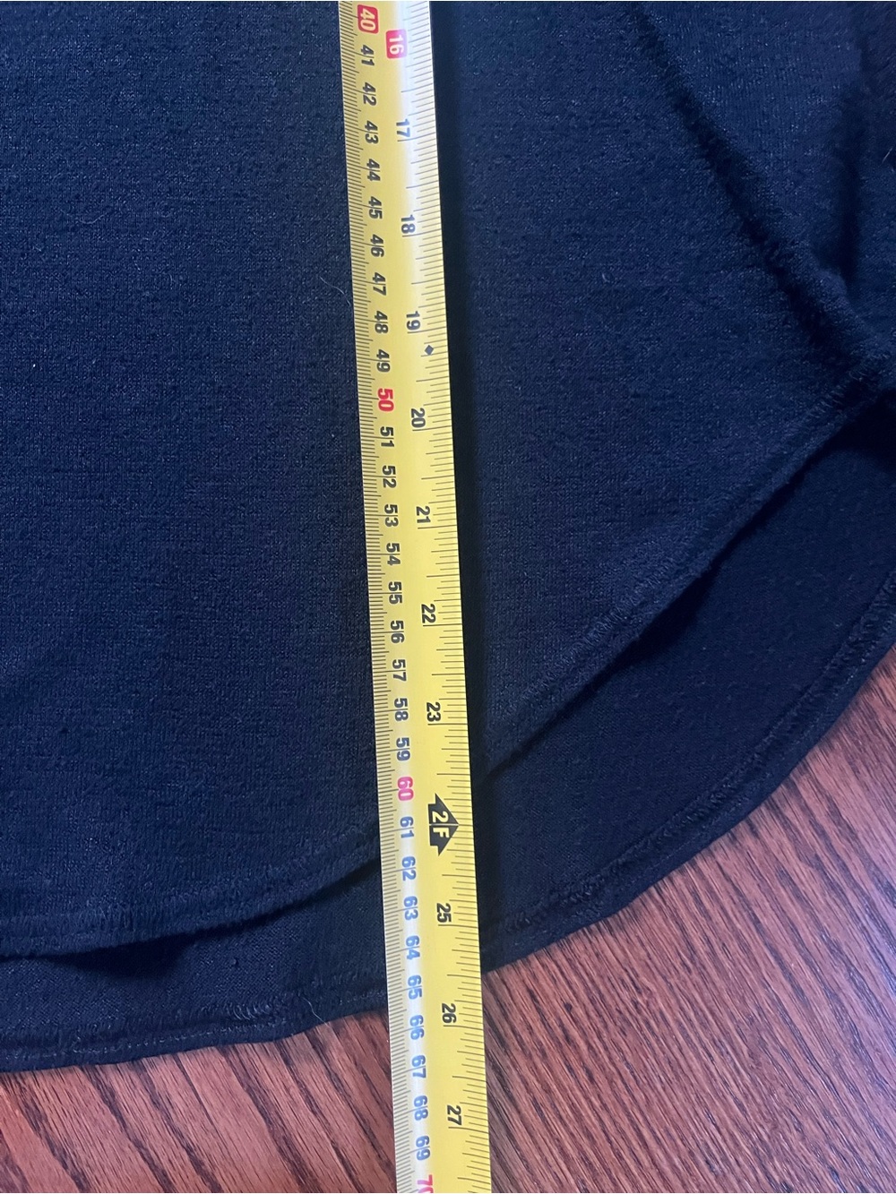 Wilfred Free Black Stretch Knit Short Sleeve Tee Shirt Medium - Picture 6 of 6